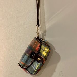 Dooney & Bourke plaid wristlet